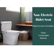 Non-Electric Bidet with Toilet Seat and cover Easy Installation Toilet seat cover(V-shape)