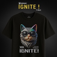 BROGUY Kaos Pria Cat Energy 230 GSM Tebal & Premium