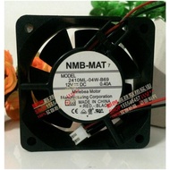 NMB 2410ML-04W-B60/B69 6025 Genuine 12V 0.40A 6CM Double Ball Axial Fan ttb9