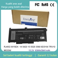 15.2V RJ40G Battery for Dell Latitude 14 5420 15 5520 3560 XPC5H CHKFM FDTCY 9D3YW 758J7 WY9DX M033W