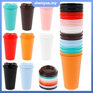 24 Pcs Reusable Coffee Cups with Lids 16oz To Go Coffee Cups Plastic Coffee Mugs for Hot and Cold Be