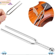 ICAOE103 2PCS 440Hz Tuning Fork, Silver Color 440Hz Tuning Fork, Practical Steel Standard A Sound Re