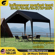 10*10FT High Quality Gazebo Tent Canopy Khemah Heavy Duty Gazebo Outdoor Khemah Night Market Canopy 