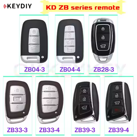 KEYDIY ZB Series Universal Smart Key ZB04-3 ZB04-4 ZB28 ZB33-3 ZB33-4 ZB39-3 ZB39-4 for KD-X2 KD-X4 