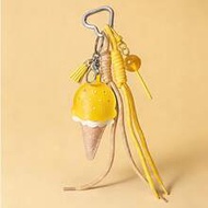 Cute Handmade Ice Cream Shaped Keychain, Woven Tassel Pendant. Mini Lollipop Bag Accessory, Bag Char