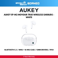 AUKEY EP-M2 MOVE AIR TWS Earbuds / BT 5.3 / 4HRS + 16 HRS CASE / 13MM DRIVERS / IPX4 / BLACK / 2 YR