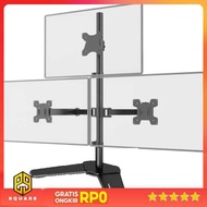 Taffware TV Bracket Table Stand Triple Monitor VESA 100x100 10-27 Inch - KM-T3B Original 99 Square