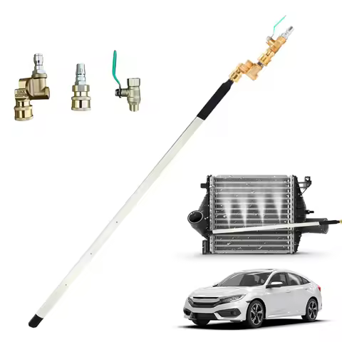 1 Set Automotive Portable Radiator Cleaning Tool 4500 PSI Radiator Flush Cleaner Tool 60CM Radiator 