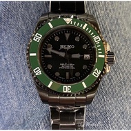 Seiko Mods Sub 44mm large size Submariner starbucks NH35 mechanical watch automatic watch black stai