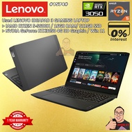 #1574 USED LENOVO IDEAPAD GAMING LAPTOP AMD RYZEN 5-5600H 16G 512SSD RTX 3050 4G WIN11 1YEAR WARRANT