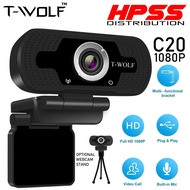 T-WOLF WC20 WC30 4K / 1080P Full HD Webcam Computer PC Laptop USB Webcam LOGITECH C270 C310 C505 C61