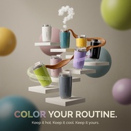 SMEG 320ml Portable Coffee Cup 304 Stainless Steel Tumbler Thermal Mug Leakproof Travel