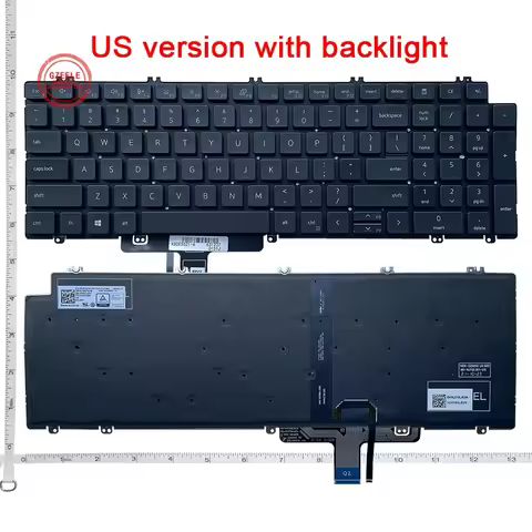 NEW US laptop keyboard For DELL Latitude 5520 5521 5530 5531 For Precision 3560 3561 3570 3571 3580 