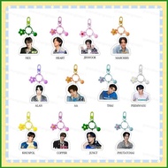 Thai boy bands BUS flower bell acrylic pendant key chain Heart Jungt Peemwasu Alan Copper