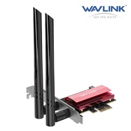 WAVLINK 2024 New BE8800 WiFi 7 PCIe Network Card Tri-Band BE200 Wireless Adapter with Bluetooth 5.4