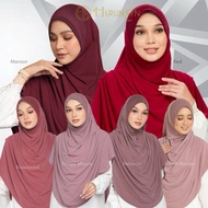 TUDUNG JASMINE PLEATED HURUNEIN