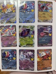 30周年簡中Pokemon寶可夢EX R R卡仙子伊貝甲忍蛙耿鬼 RR card
