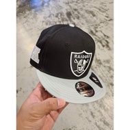 LAS VEGAS RAIDERS NEW ERA 9FIFTY SNAPBACK BLACK