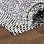 Unique Loom Anti-Slip Rug Pad Cream Area Rug (9' 0 x 12' 0)