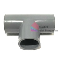 Tee 1 PVC Jaya / Sambungan T Pipa Paralon