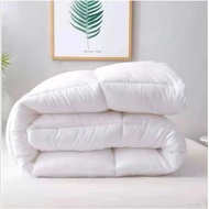 THICK COMFORTER White plain DOUBLE/QUEEN/KING SIZE