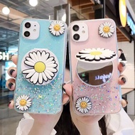 Ftd Daisy Mirror Soft Case Oppo A96 A36 A76 A16E A16K A54 A57 A3S A7