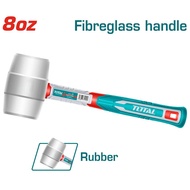 Total Rubber Hammer Fiber Handle Size 8 Ounces (220 Grams)/16 (450 Model THRUH6908