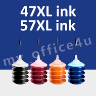 Compatible Canon 47  57  ink PG-47 CL-57 ink PG47XL CL57XL refillable ink for Canon E400 E410 E460 E470 E480