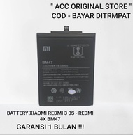 Gratis Ongkir Bayar Ditempat ~ Original 100% Batre Baterai Hp Xiaomi Redmi 4X Battery Kode BM47 BM-47 BM 47 Batrei Batrai Bateri Model Tanam