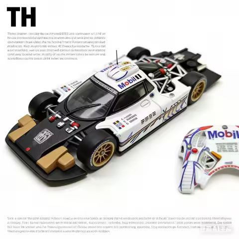 TH 1:64 Mobil 1 Edition GT1 - Detailed Diecast Replica with Openable Components