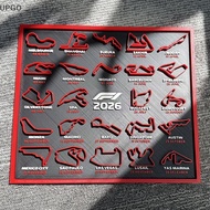 [UP] 2026 Formula 1 Calendar F1 With Stand Racing Desk Calendar Ornament Home Office Desktop Decor G