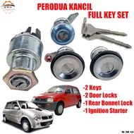 Perodua Kancil Key Lock Set Ignition Starter Door Lock Bonnet Lock Full Set Key Perodua Kancil 850 K