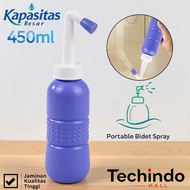 Portable Travel Bidet Sprayer 450ML Blue Bidet Sprayer | Portable Travel Portable Washing Tool 450ML