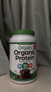 Orgain Organic Protein有機植物性蛋白質粉 奶油朱古力味/creamy chocolate fudge flavoured