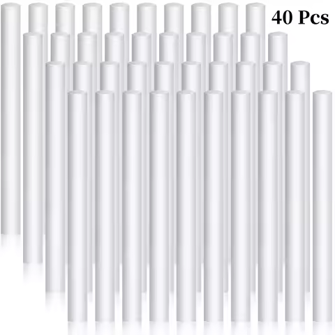 40 Pcs/Pack Humidifier Filter Cotton Refill Travel Mini Humidifier Filters Sticks Car Humidifier Rep