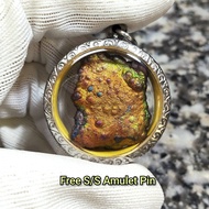 Gold Leklai Pendant 金力泥吊坠 Leklai Amulet 马来西亚力泥 100% Natural Leklai