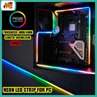NEON Digital RGB LED Strip for PC LED Strip 5V 3-pin ARGB LED Header Compatible with Aura SYNC