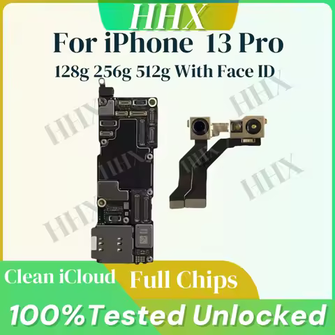 Fully Working Motherboard For iPhone 13 Pro 128GB 256GB Logic Board With/no Face ID Clean iCloud Mai