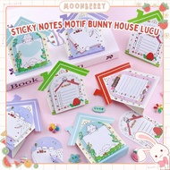 Sticky Rabbit House Animal MotifNotes Cute Rabbit Animal Cute Soft Contents 20 Sheets 9x6cm Notes St