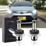 หลอดไฟหน้ารถยนต์ LED T12 6000K สีขาว แบบเปลี่ยน สําหรับ Toyota Vios Third Generation gen 3 2013 2014
