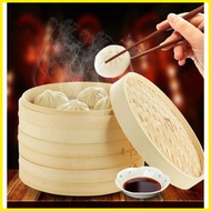 ✙ ◩ ❂ Dimsum Siomai Siopao Bamboo Basket Steamer