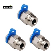 3 Sets Pneumatic Connector JP4-01 Straight Air Fast Fittings 3D Printer Parts for V6 Extruder Thread