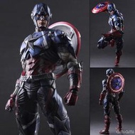 日空版 Play Arts改 復仇者聯盟 美國隊長 MARVEL