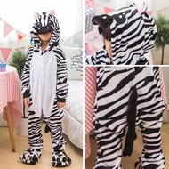 Zebra Onesie Costume Kids Cosplay Pajamas