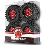 7mm Hex 1.3" Metal Beadlock Wheel Tire for 1/18 1/24 RC Crawler Car TRX4M SCX24 AX24 FCX24 FCX24M As