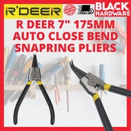 Black Hardware R Deer SB-175 Long Nose Plier 90 Degree Bent Tip Playar Muncung Tirus Circlip Clip Pliers Needle Tool 令叉钳