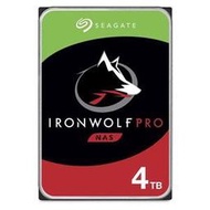 雙12殺那嘶狼Pro Seagate IronWolf Pro 4TB NAS專用硬碟 (ST4000NE001)