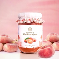 beaumarche flat peach jam 370g 1bottle brunch spread fruits jam