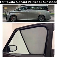 Suitable for TOYOTA Alphard or Vellfire AH40 2024 car window sunshade,front and side door sun baffle