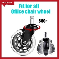 1PC Office Swivel Chair Roller Casters Replacement Wheels 3 inch